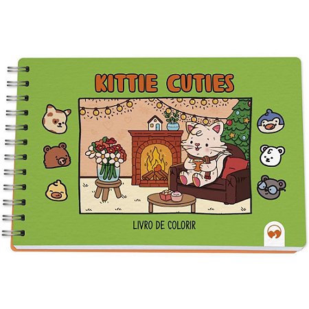 Livro de Colorir Kittie Cuties 64P CD 150G15X21