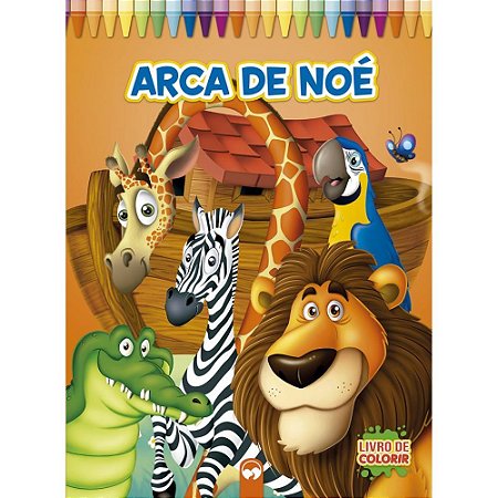 Livro Infantil Colorir Gigante a ARCA Noe 10PG 27X36C