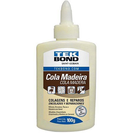 Cola para Madeira Tekbond Cola Madeira 100G