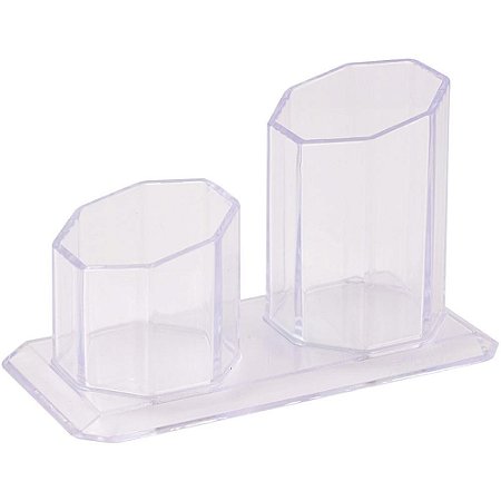 Acessorio para Mesa Porta CANETA/CLIPS Cristal
