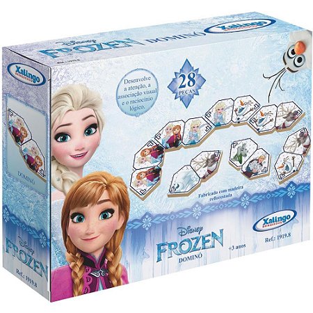 Domino Frozen em Madeira 28PECAS