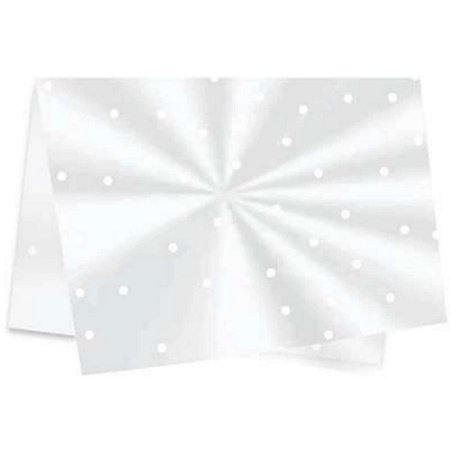 Sujinho Poli Decorado 49X69CM Alice Poa Branco PCT.C/50