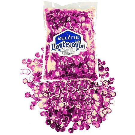Lantejoula Metalizada Rosa Claro N.08 C/1000UNID.