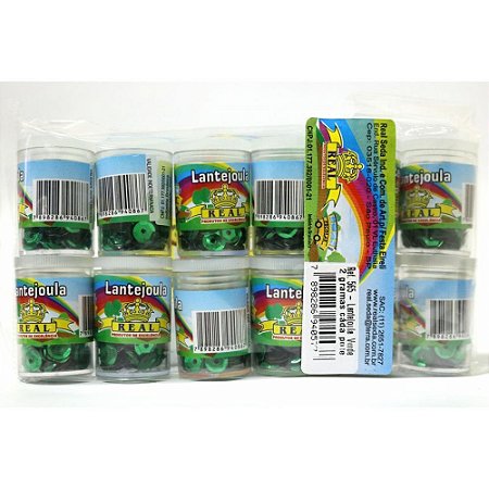 Lantejoula Metalizada Potes 2G. N.06 Verde