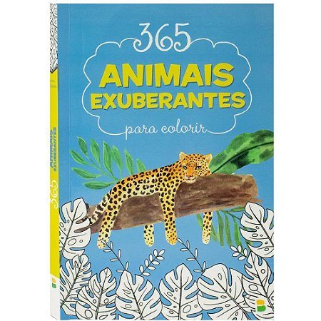 Livro de Colorir 365 Animais Exuberantes 288P