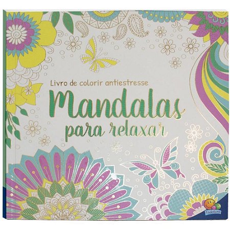 Livro de Colorir Antiestresse Mandalas 48PG