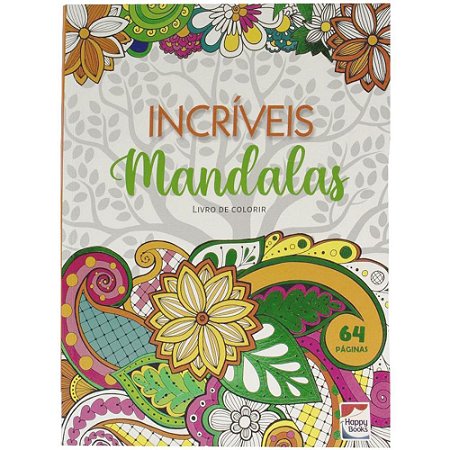 Livro de Colorir Mandalas Magicas 21,5X28 64PG