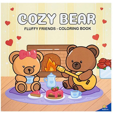 Livro de Colorir COZY Bear 25X25CM 24PG