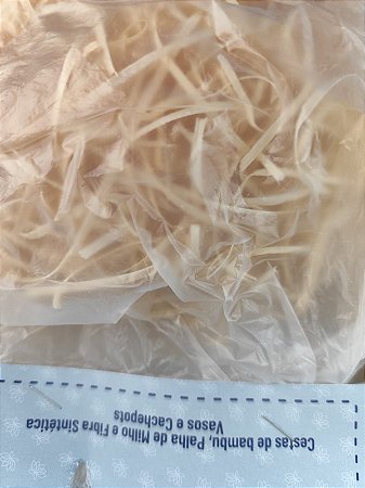 Palha de Madeira Natural 50G