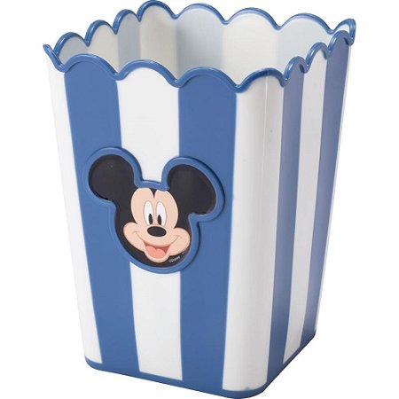 Balde para Pipoca Mickey Quadrado Azul 1,5L