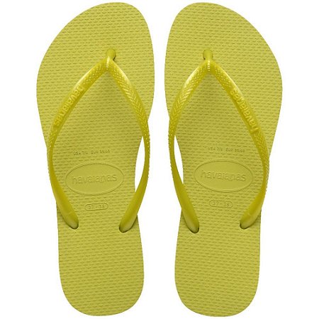 Chinelo Havaianas Feminino SLIM 39/0 WILD Lime PAR