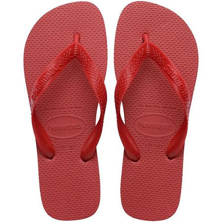Chinelo Havaianas TOP 39/0 Vermelho Apache PAR