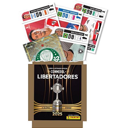 Figurinhas Libertadores 2025 ENV.C/5 PCT.C/20