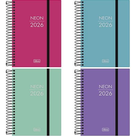 Agenda 2026 Neon PP ESP 176FLS 117X164MM PCT.C/05
