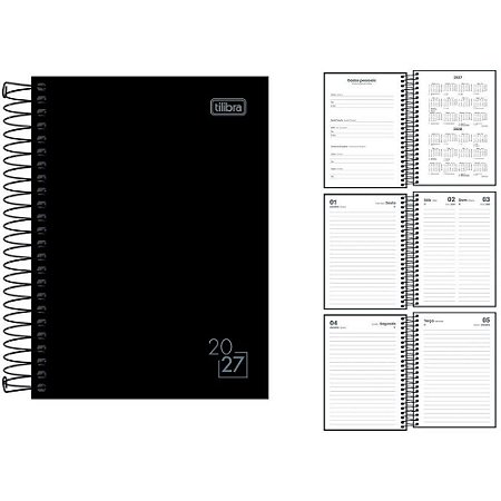 Agenda 2026 Spice Preta CD ESP 160F110X154 PCT.C/04
