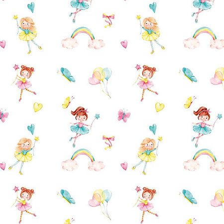 Plastico Adesivo 45CMX10M Fadinha 0,80 Rolo