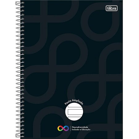 Caderno 01X1 Capa Dura Neuro 80FLS. Pauta Ampliada PCT.C/04
