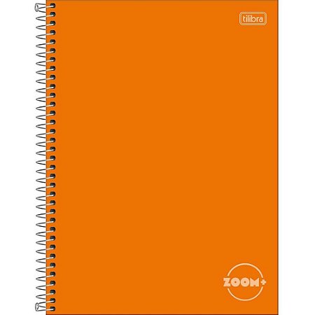 Caderno 01X1 Capa Dura Zoom+ 96 Folhas Laranja PCT.C/04