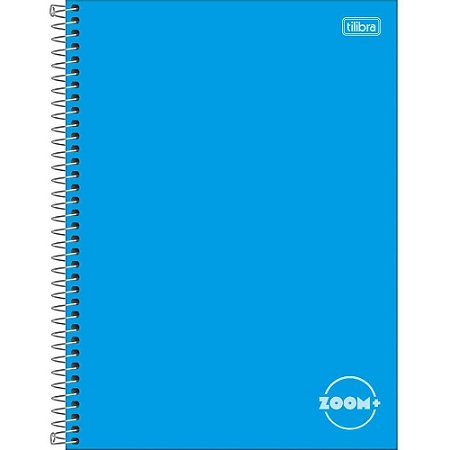 Caderno 01X1 Capa Dura Zoom+ 96 Folhas Azul PCT.C/04