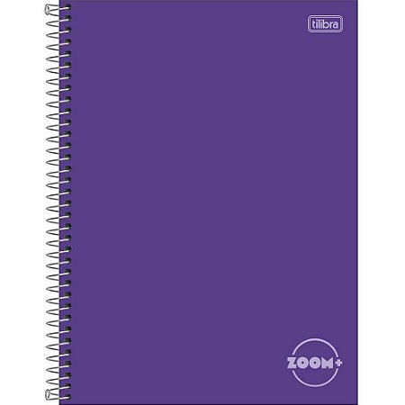 Caderno 01X1 Capa Dura Zoom+ 96 Folhas Roxo PCT.C/04