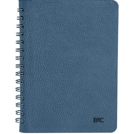Caderno A5 Azul Espiral SMART PP 80F.