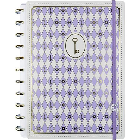 Caderno Inteligente Grande ISA Akkari Purple KEY 80FLS
