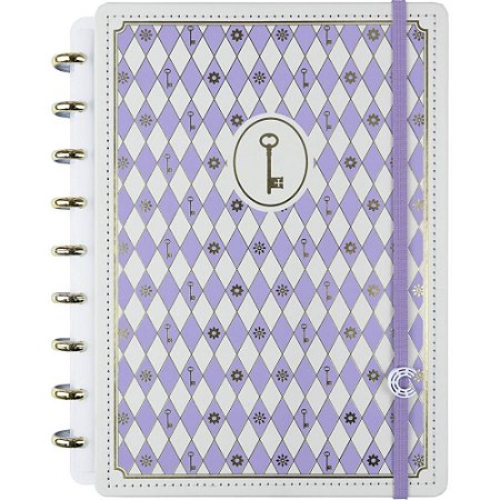 Caderno Inteligente Medio ISA Akkari Purple KEY 80FLS