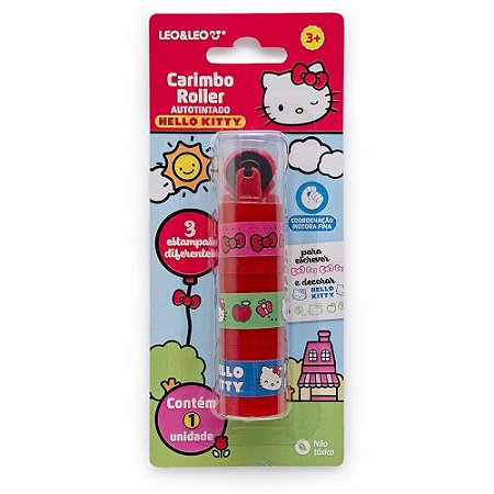 Carimbo Pedagogico Hello KITTY Roller 3MOD. (S) Blister