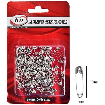 Alfinete Seguranca N.000 ACO Niquelado
