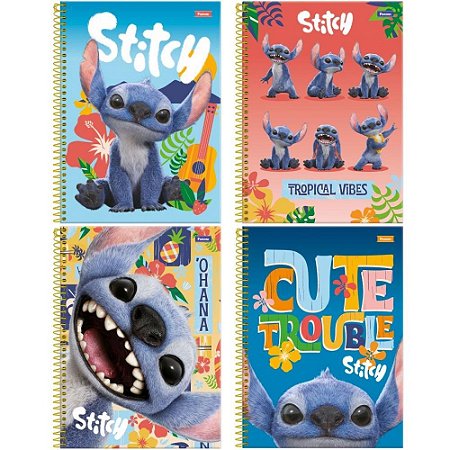 Caderno 01X1 Capa Dura STITCH Movie 80F PCT.C/04
