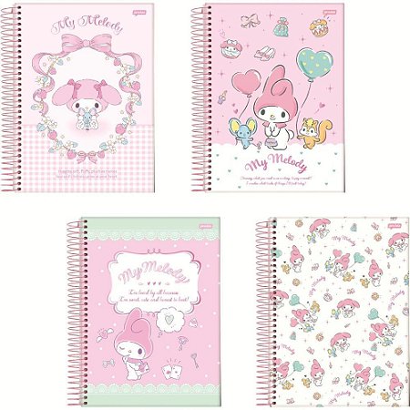 Caderno 01X1 Capa Dura MY Melody 80FLS. PCT.C/04