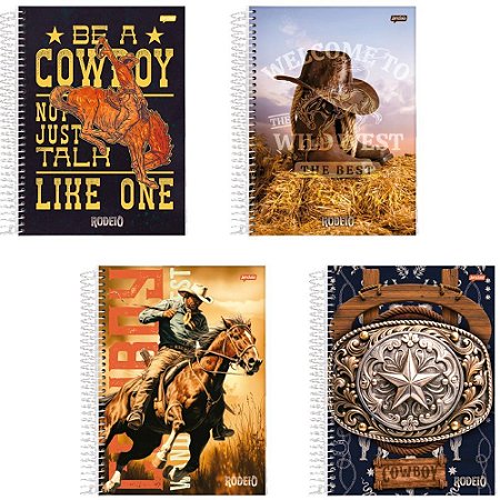 Caderno 10X1 Capa Dura Rodeio 160FLS. PCT.C/04