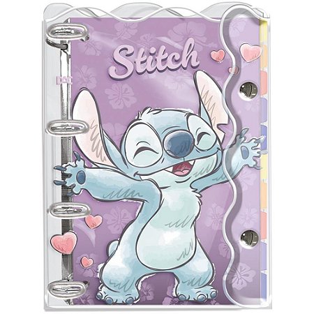 Fichario de PVC STITCH Univ.fecho Botao 192F