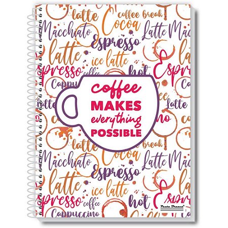 Caderneta 1/8 Uau 80FLS Capa Dura