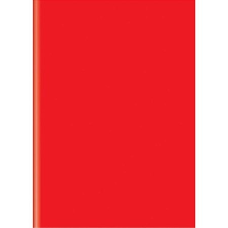 Caderneta 1/8 Vermelho Brochura 100 FLS.