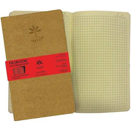 Caderneta Quadriculado 30F 21X12,5 KR/MF