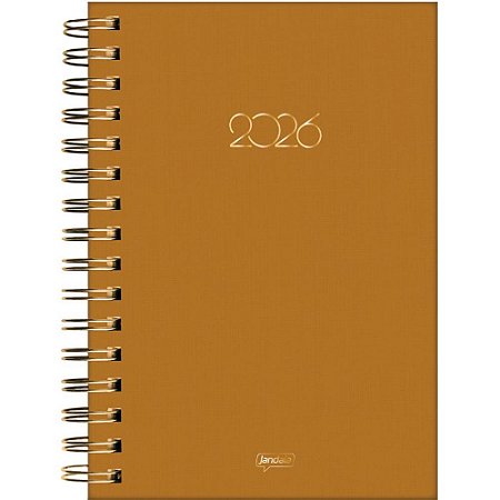 Agenda 2026 Caramelo CD ESP 184F 136X194MM PCT.C/04