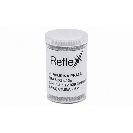 Purpurina Potes 3G. Prata PCTE C/12 - Reflex