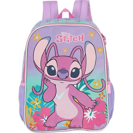 Mochila Infantil STITCH Roxa G