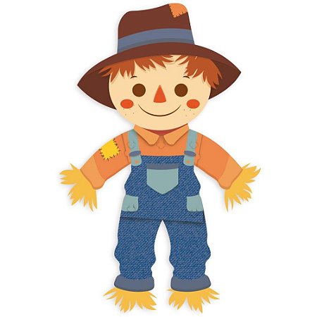 Artigo para Decoracao Espantalho Articul.papel 92CM