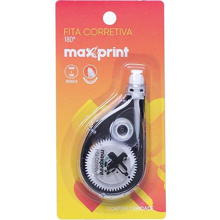 Corretivo em Fita Preto 5MMX10M 180 Graus