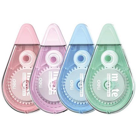 Corretivo em Fita Silencioso Mute Sortido 5MMX12 Blister