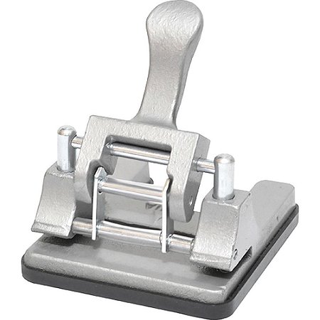 Perfurador de Papel Ferro Fundido P/ 30 FLS. Cinza