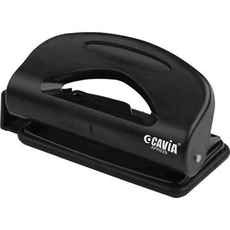 Perfurador de Papel Pequeno 2 Furos P/10FLS. Preto