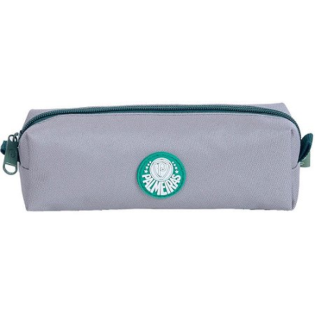 Estojo Simples Palmeiras Cinza MD