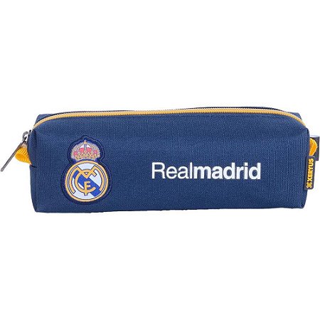 Estojo Simples Real Madrid Azul MD
