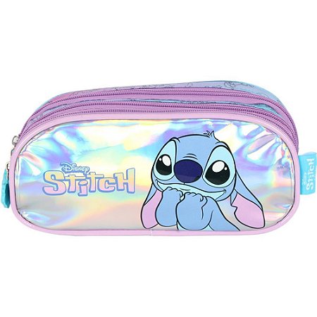 Estojo Triplo STITCH Azul