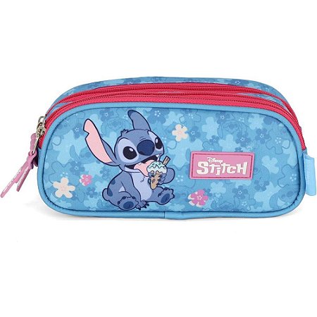 Estojo Triplo STITCH PINK