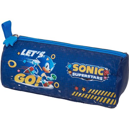 Estojo Simples Sonic LETS GO