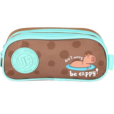 Estojo Triplo UP4YOU Capivara Verde